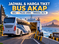Info Jadwal dan Harga Tiket Bus AKAP dari Bali ke Pulau Jawa Minggu (20/9)