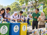 LamiPak Gandeng 20 Sekolah untuk Percontohan Pengelolaan Sampah Kemasan
