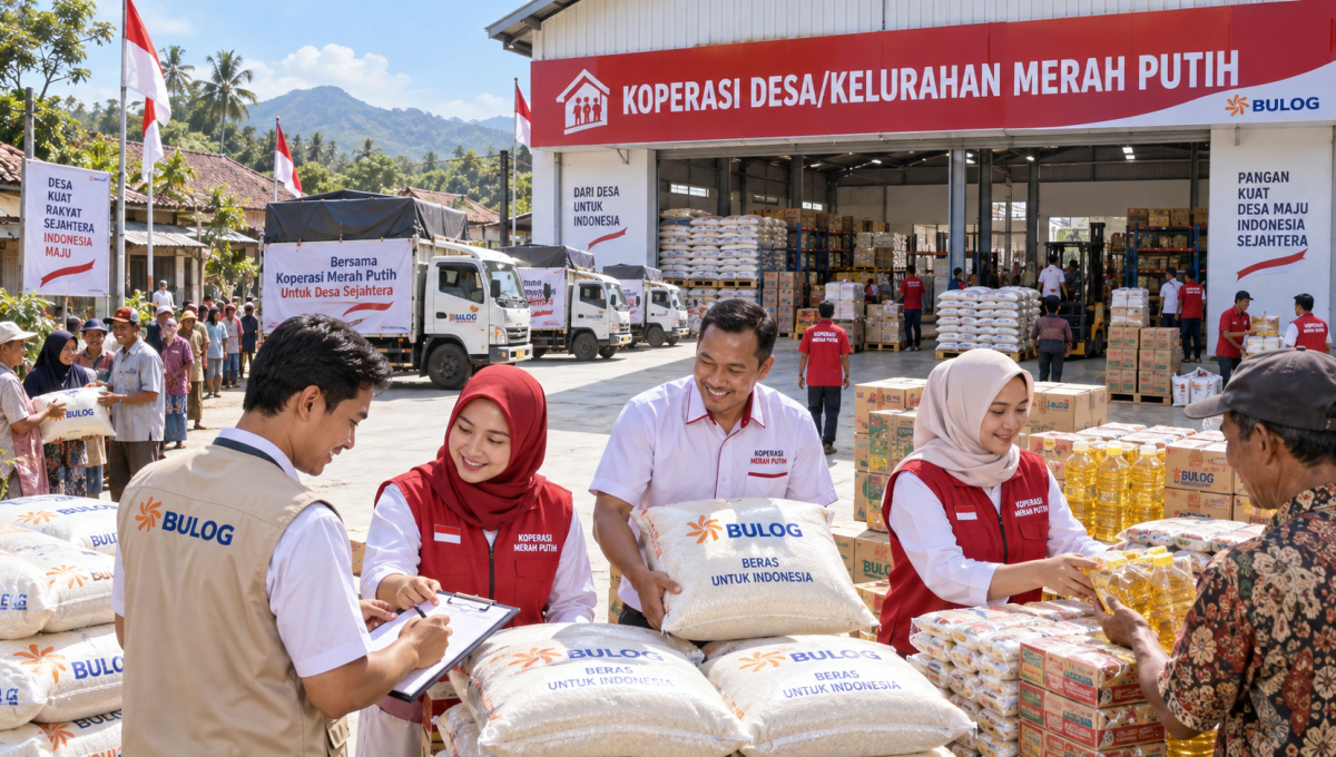 BULOG Dukung Penuh Operasionalisasi Koperasi Desa/Kelurahan Merah Putih (KDKMP) Serentak Hari Ini