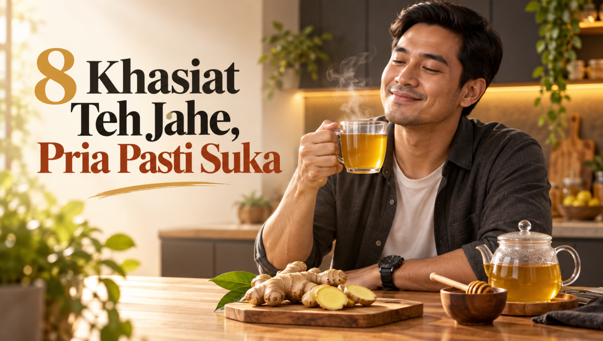 8 Khasiat Teh Jahe, Pria Pasti Suka