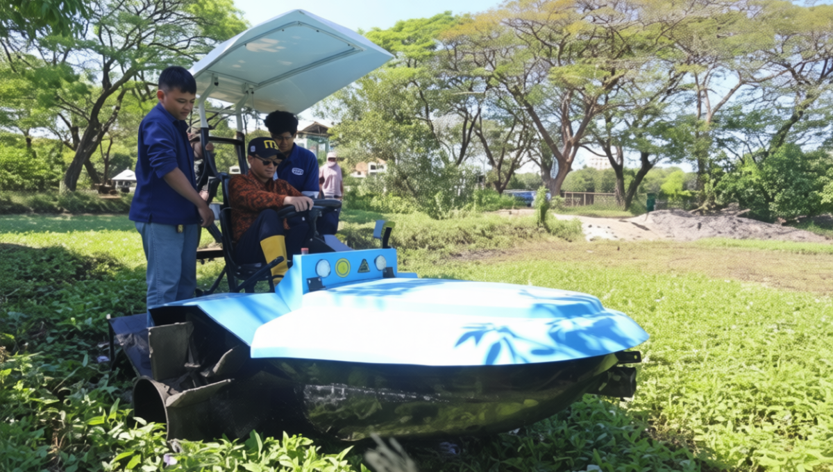 Facing Challenges: ITS Ciptakan Traktor Perahu Listrik, Sekali Cas Bisa Bajak Lahan 1 Hektare