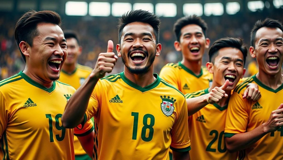 Historic Moment: Ratusan Orang Padati Nobar Final Piala Dunia di Kantor Golkar Jatim, UMKM Panen Pembeli