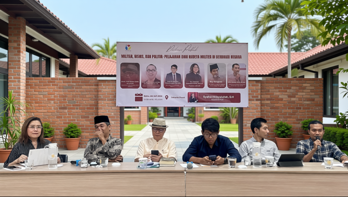 Topics Covered: Akademisi dan Peneliti Soroti Relasi Militer, Bisnis & Politik: Peringatkan Pudarnya Profesionalisme