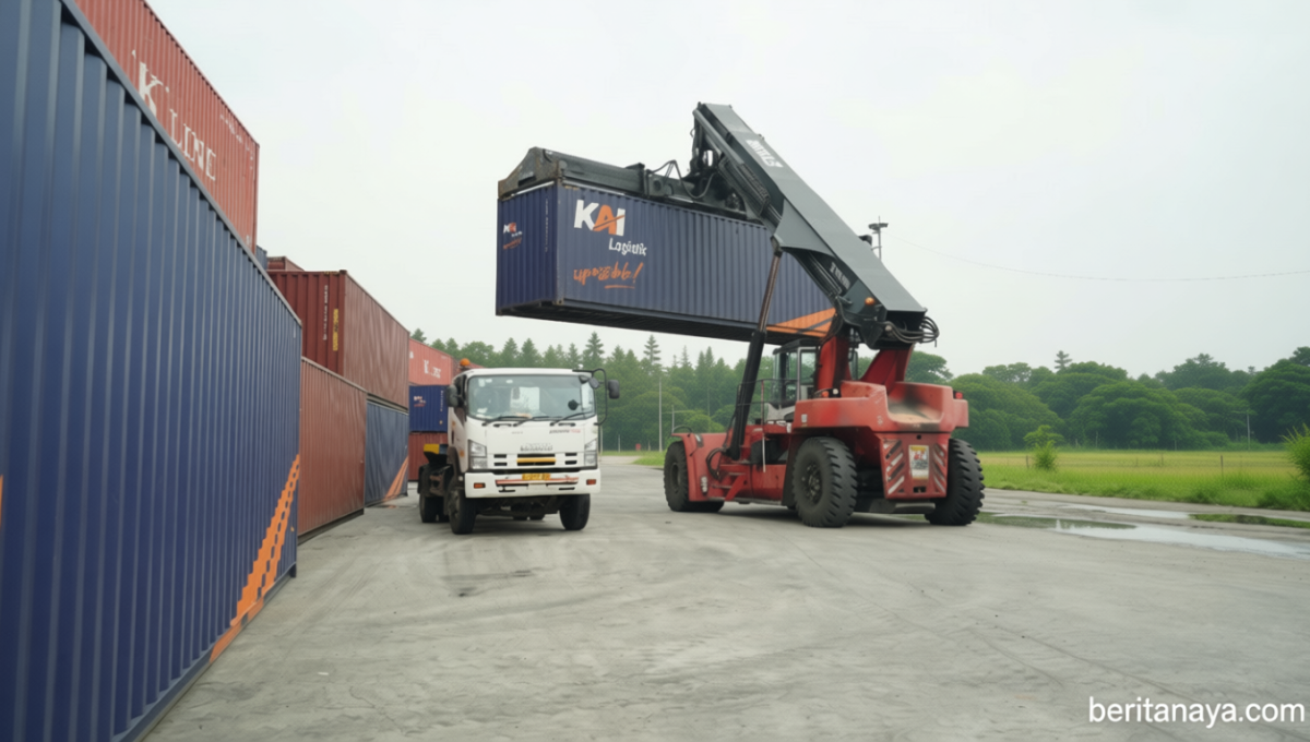 KAI Logistik Kelola 8,7 Juta Ton Angkutan Barang