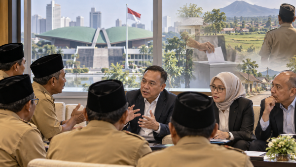 DPR Serap Aspirasi Kepala Desa AMJ, Dorong Koordinasi Tahapan Pilkades