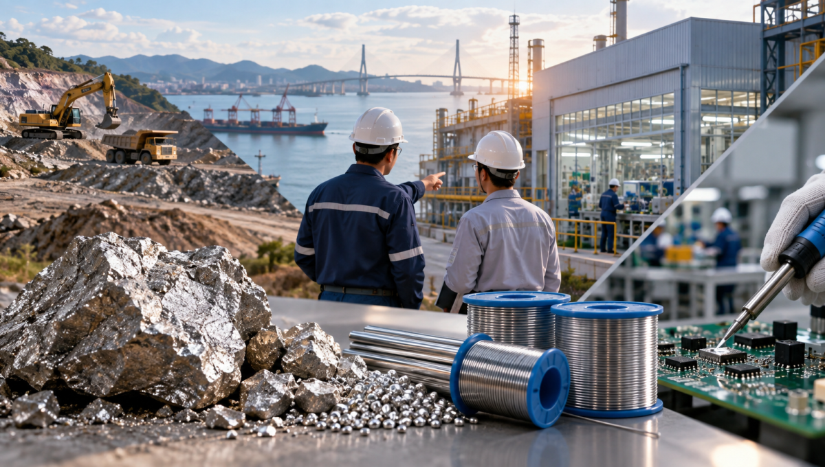 STANIA Jalin Kemitraan dengan Asahi Solder Untuk Perkuat Hilirisasi Industri Timah