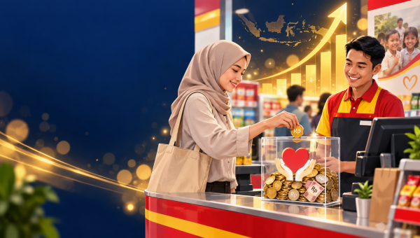 Donasi Pelanggan Indomaret Tembus Miliaran Rupiah