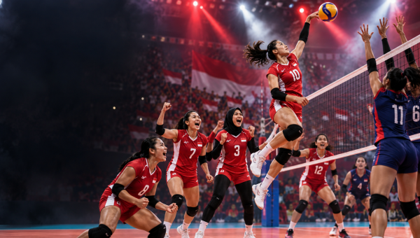 Libas Nepal, Timnas Voli Putri Indonesia Lulus dari Fase Grup Asian Games 2026