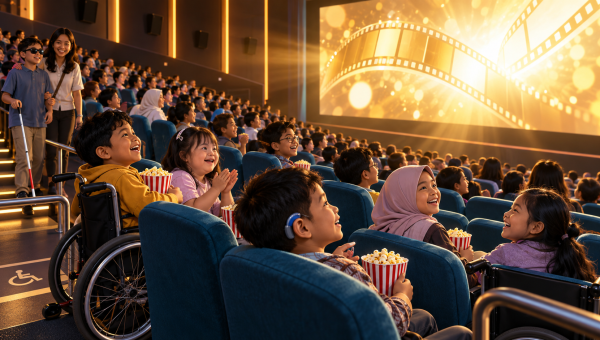 Film Istimewa Tayang di Bioskop, 7.500 Anak Disabilitas Ikut Nonton Bareng