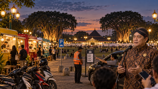 Keraton Jogja Buka Suara Soal Dugaan Pungli Parkir Food Truck di Alun-Alun Kidul