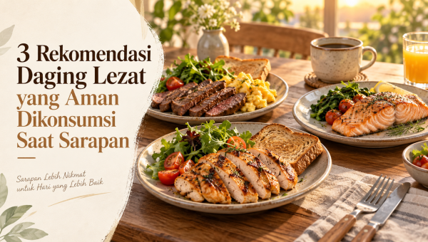 3 Rekomendasi Daging Lezat yang Aman Dikonsumsi Saat Sarapan