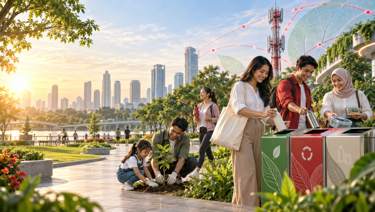 TelkomGroup Mendorong Gaya Hidup Berkelanjutan Lewat Zero Plastic Movement