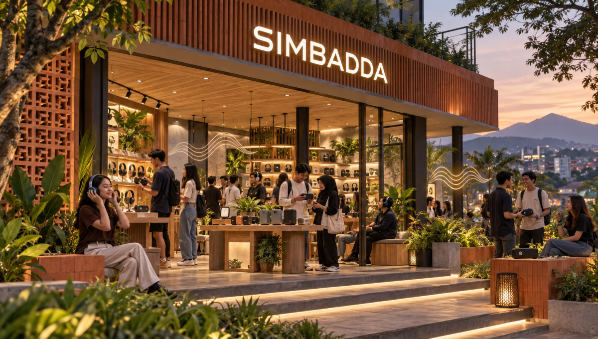 Simbadda Buka Experience Store Pertama di Bandung, Usung Konsep Teras Suara